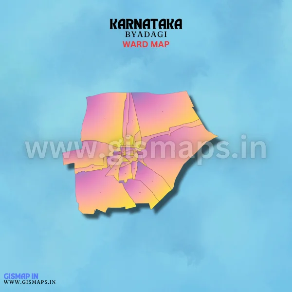 Byadagi Ward Map (Karnataka)